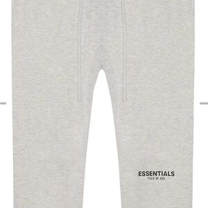 Essentials Mens Oatmeal Joggers